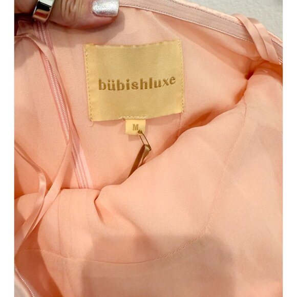 Bubish luxe Jasmine Strapless Gown - Peach Pink NWT - Size M - Picture 7 of 9